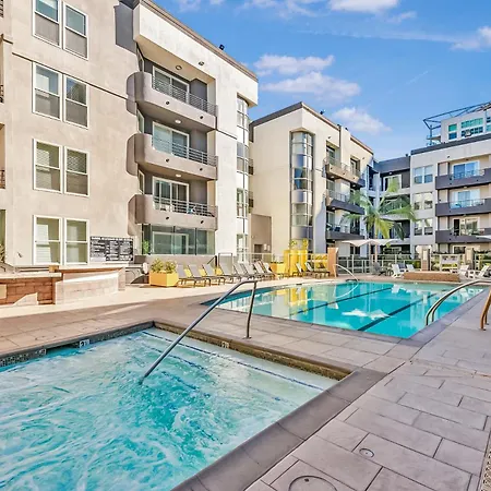 Mdr Studio Apartment Luxury Pool, Gym, Parking, Jacuzzi. Los Angeles Exterior foto